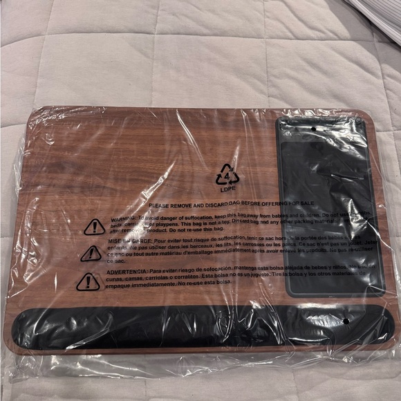 Wooden Laptop Lap Desk with Mouse Pad - Picture 5 of 6